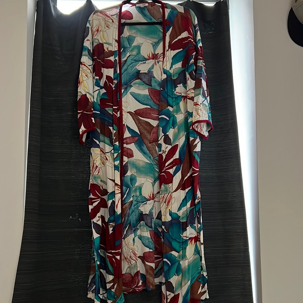 Fashion Nova bathing suit cover up duster